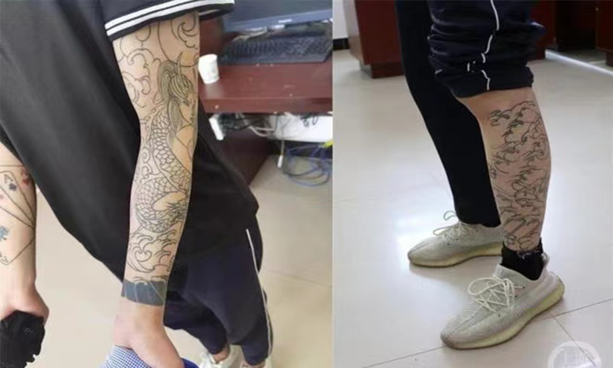 A man in Jingbian, Northwest China's Shaanxi Province, has been ordered to apologize to the public for tattooing 43 minors in the province's first civil public interest litigation against underage tattoos.Source: China News Weekly