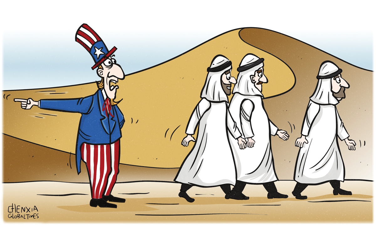 لقد ولت أيام إصدار الولايات المتحدة للأوامر للدول العربية منذ زمن بعيد