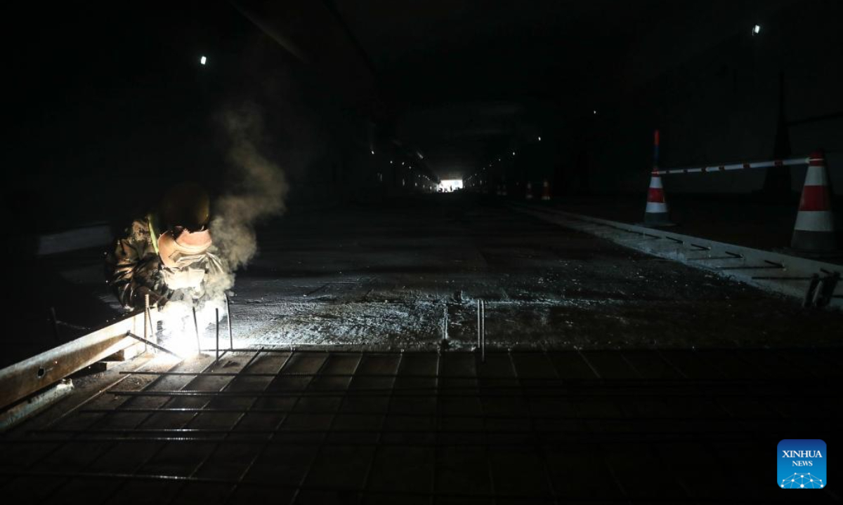 Undersea expressway tunnel in north China built Global Times