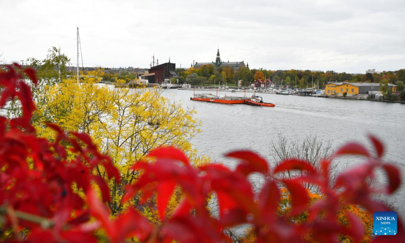 Photo taken on Oct. 7, 2022 shows the autumn scenery in Stockholm, Sweden. (Xinhua/Ren Pengfei)