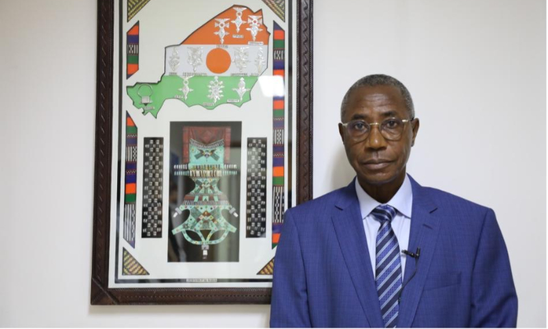 Garba Seyni, Ambassador of Niger to China (Photo by Lu Ningyuan）