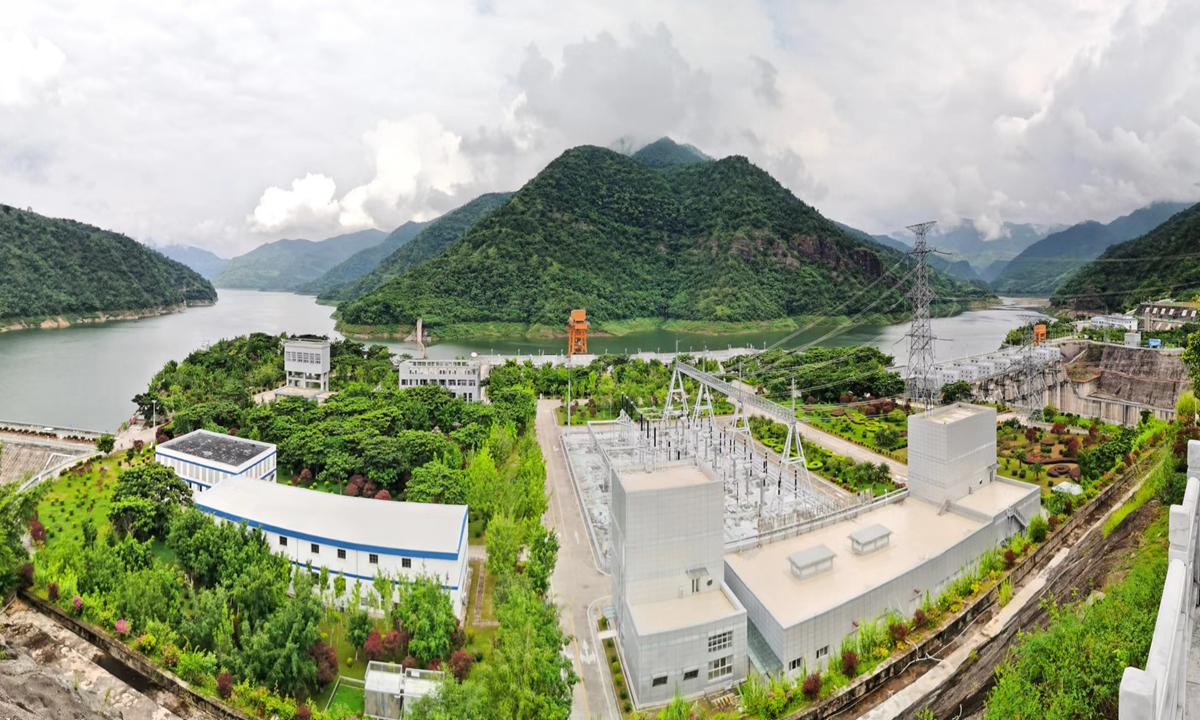 Picture is the Nuozhadu hydropower station. Photo: Zhang Weijia 