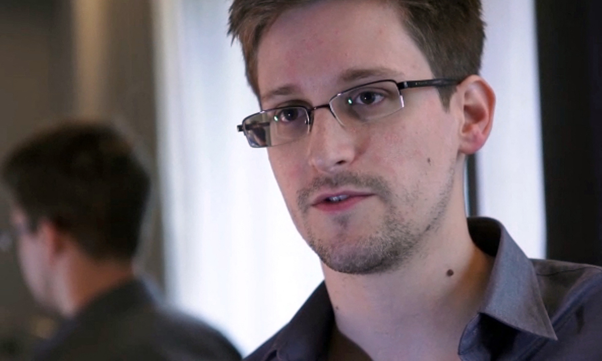 Edward Snowden Photo: AFP