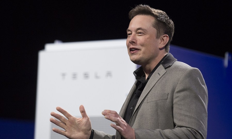 Tesla CEO Elon Musk File Photo: Xinhua