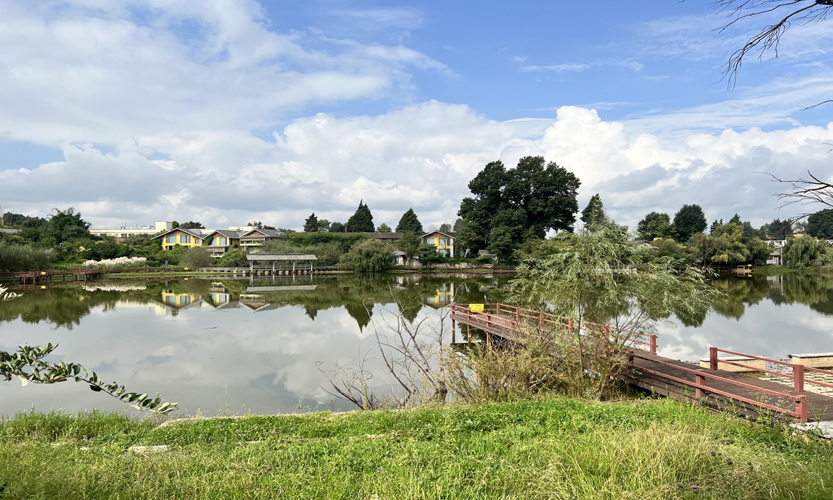 Pictured is a garden park in Kunming,Southwest China's Yunnan Province, shows the scientific achievements of soil and water conservation. Photo: Cao Siqi/GT