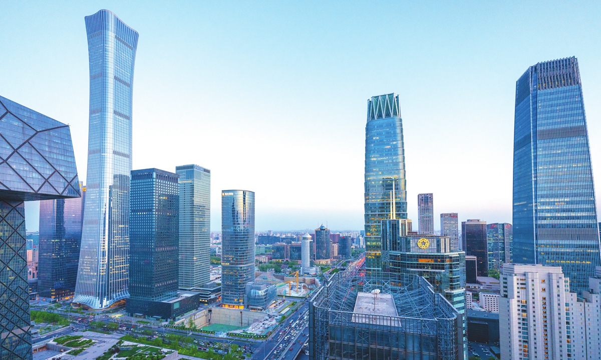 The central business district of Beijing Photo: VCG