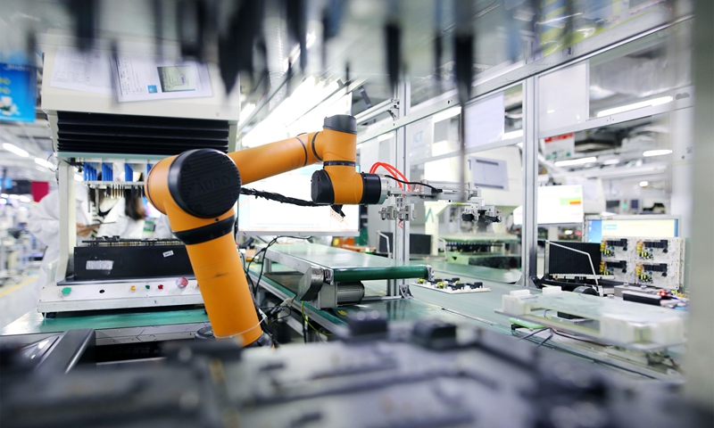 Photo taken on April 2, 2022 shows Midea's factory in Shunde, South China's Guangdong Province. Photo: VCG