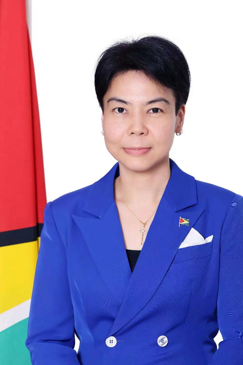 Anyin Choo Photo: Courtesy of Guyanan Embassy in China 