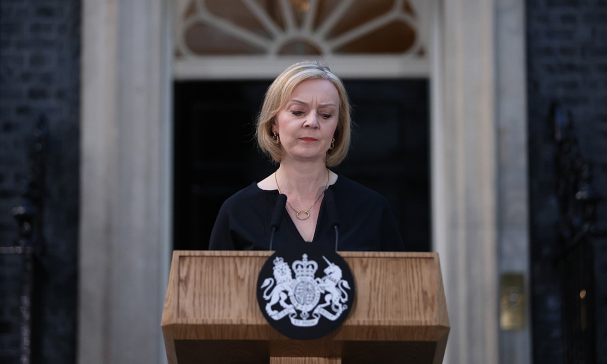 UK Prime Minister Liz Truss Photo:VCG
