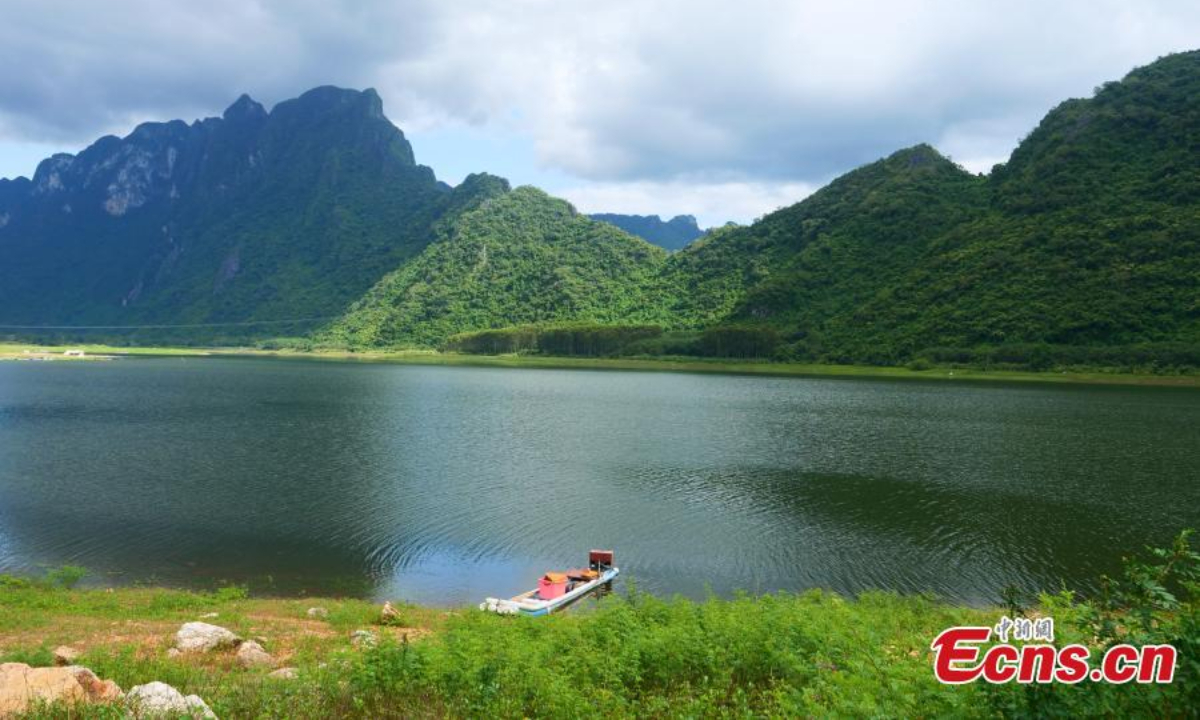 Scenery of a karst landscape of E'xian Ridge in South China's Hainan Province. Photo:China News Service