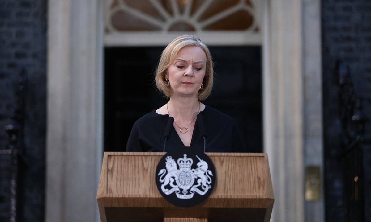 UK Prime Minister Liz Truss Photo:VCG
