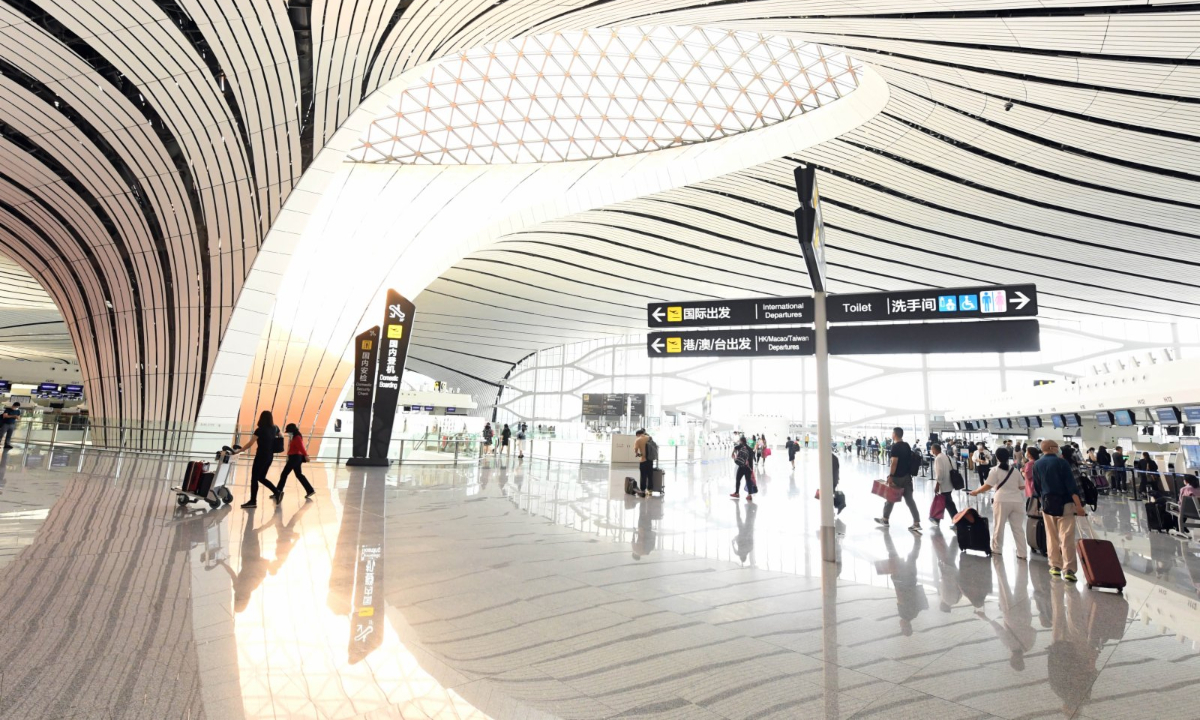 Beijing Daxing International Airport Photo: Xinhua