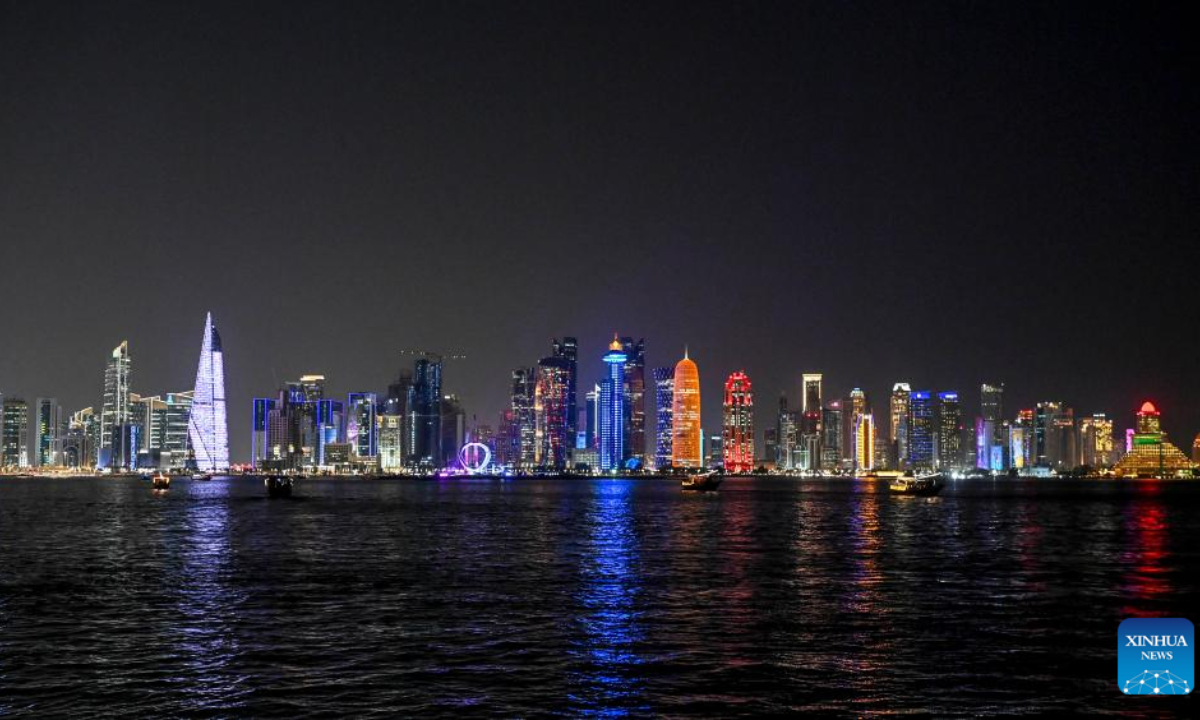 City view of Doha, Qatar Global Times