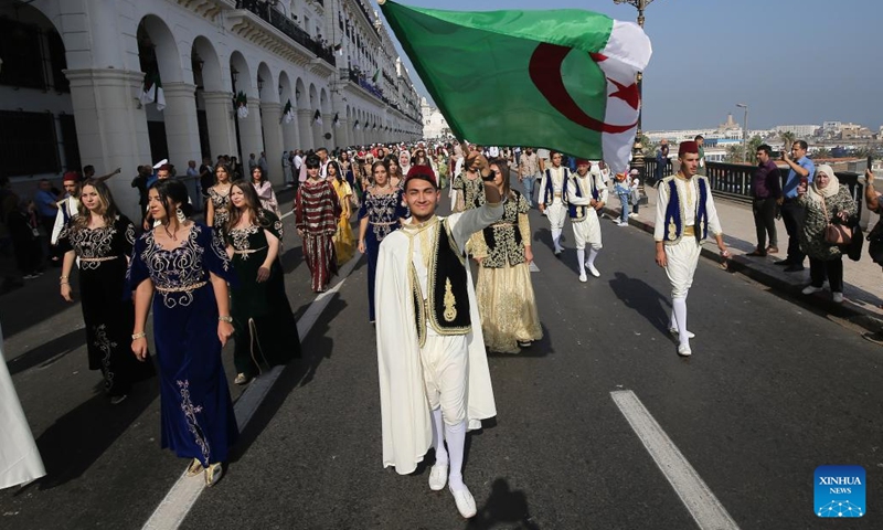 Parade held to celebrate National Day in Algeria - Global Times