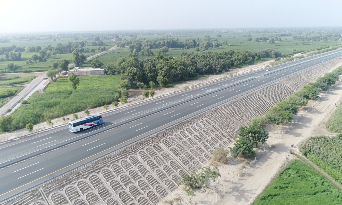 The Peshawar-Karachi Motorway constructed by China State Construction Photo: Courtesy of China State Construction