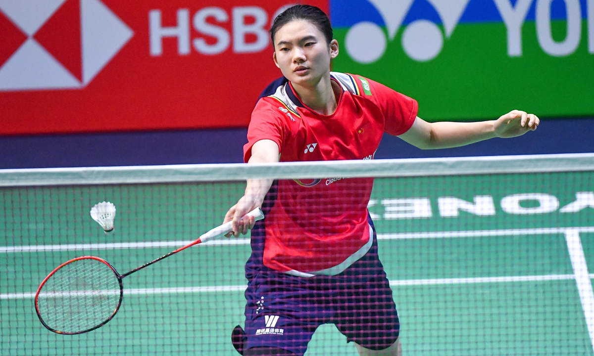Chinas Han wins womens singles at Hylo Open