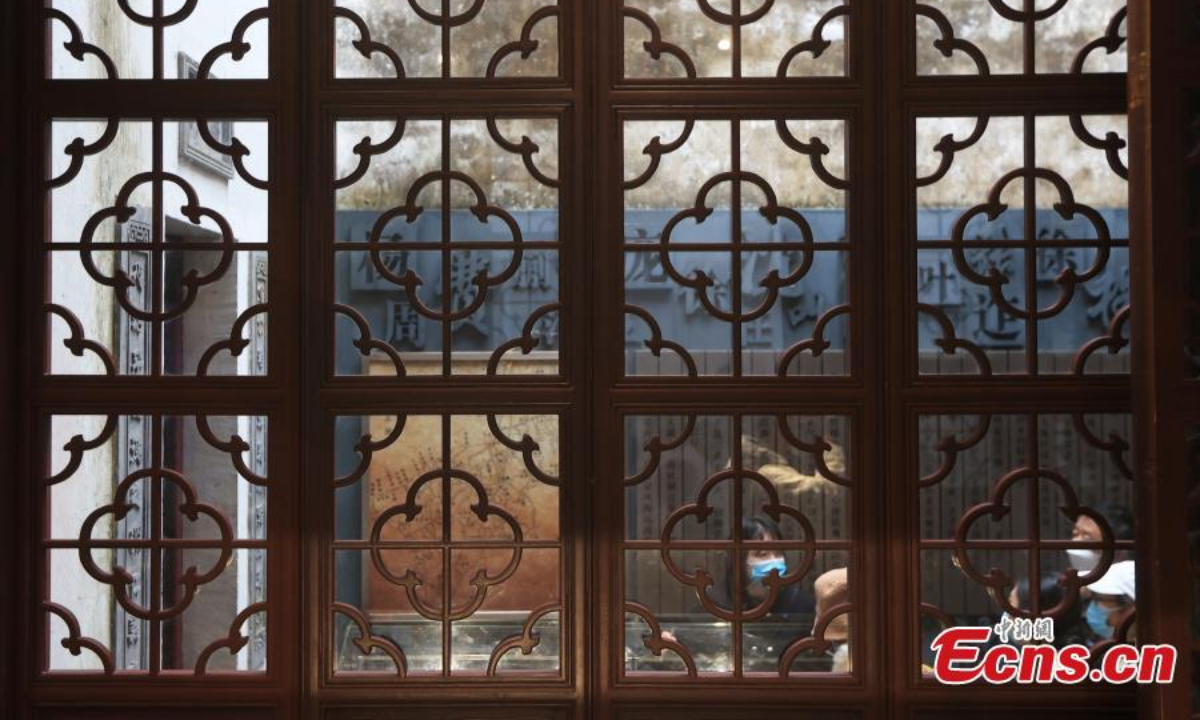 A view of Tongli ancient town in Wujiang district of Suzhou, east China's Jiangsu Province, Nov 17, 2022. Photo:Xinhua