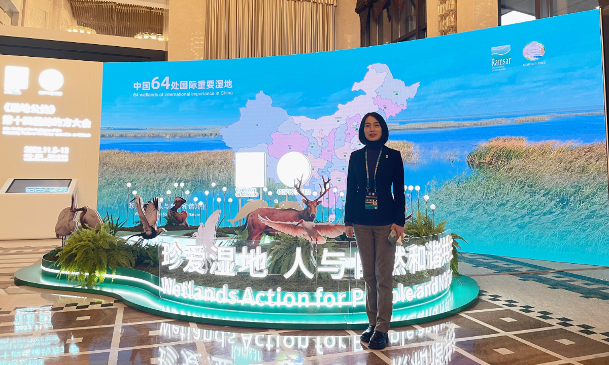 Lu Lunyan, chief representative of World Wide Fund for Nature Beijing Office (WWF China). Courtesy of Lu