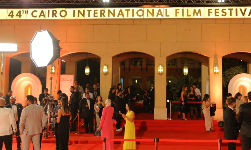 People attend the opening ceremony of the 44th edition of the Cairo International Film Festival (CIFF) in Cairo, Egypt, Nov. 13, 2022. The 44th edition of the CIFF kicked off on Sunday evening at Egypt's Cairo Opera House with the participation of about 108 films from over 50 countries and regions. Photo: Xinhua