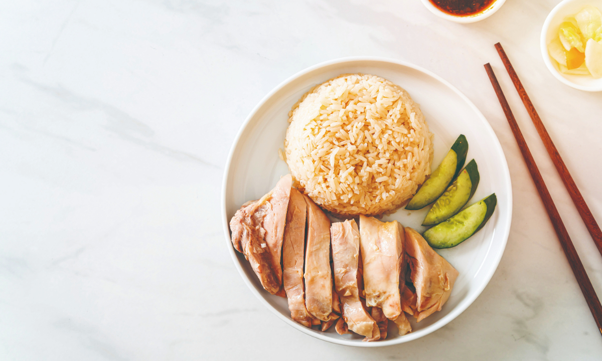 Hainanese chicken rice Photos: VCG