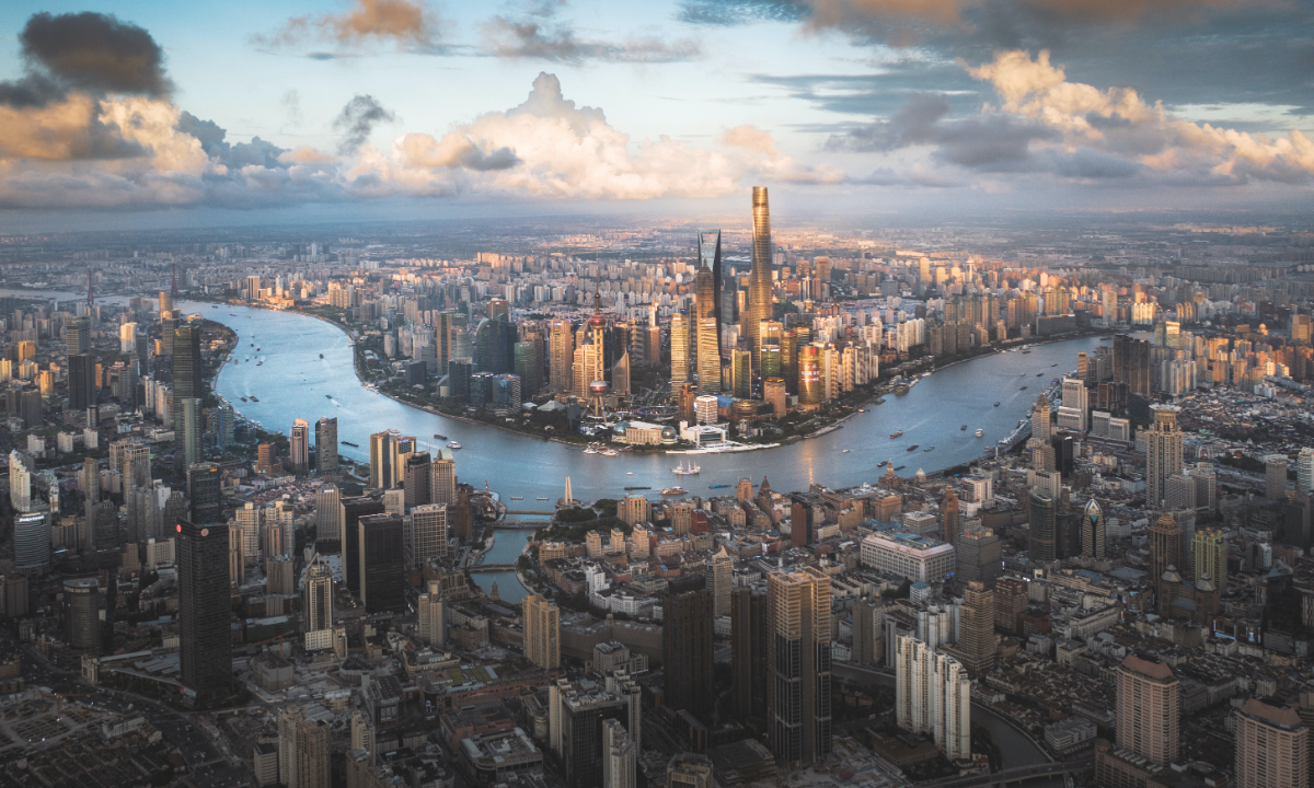 Birdview of Shanghai Photo: VCG