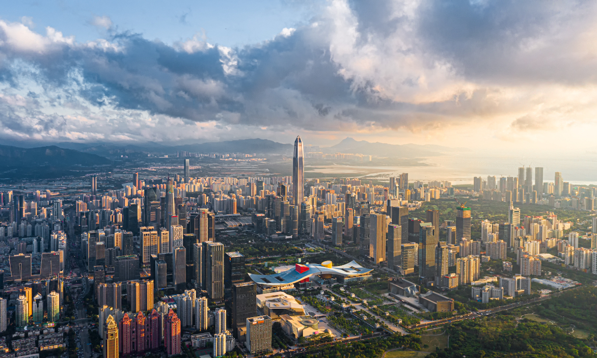City view of Shenzhen, South China’s Guangdong Province Photo: VCG