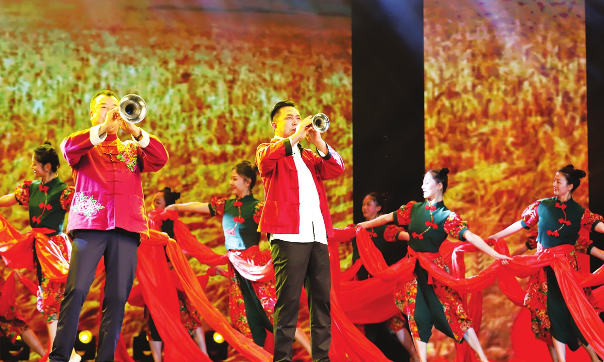 Suona performers in Gansu Province Photo: IC 