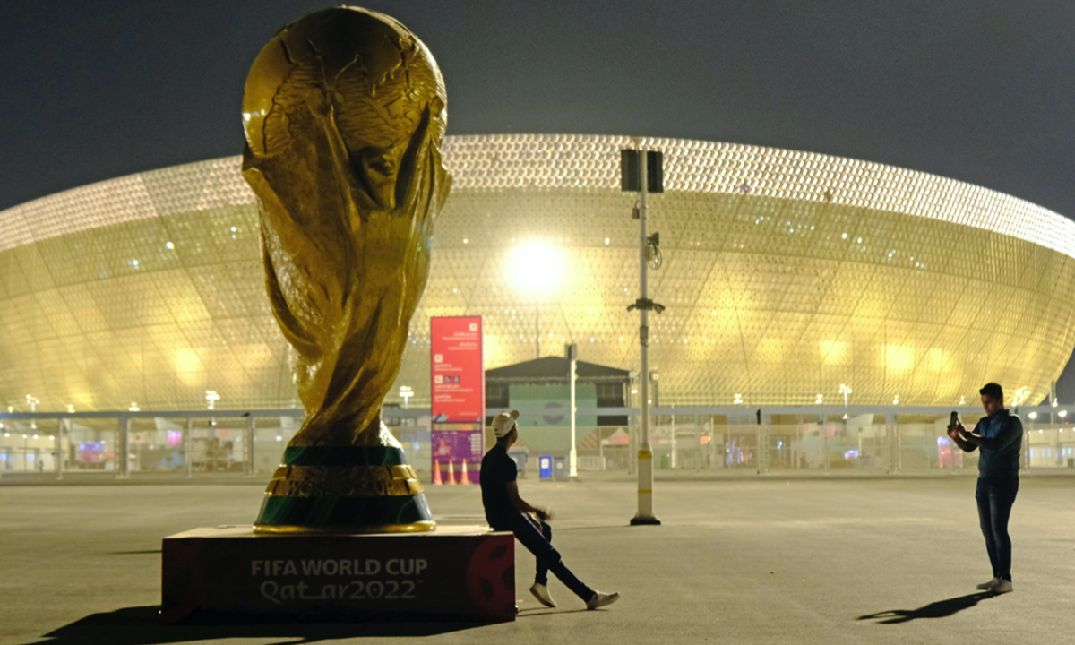 Lusail Stadium, the largest World Cup Venue in Qatar with a capacity of 80,000 people Photo: VCG