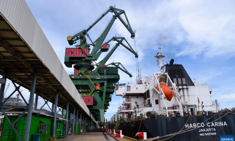 This photo taken on Sept. 25, 2022 shows the port of Weda Bay Industrial Park in North Maluku, Indonesia. Photo: Xinhua