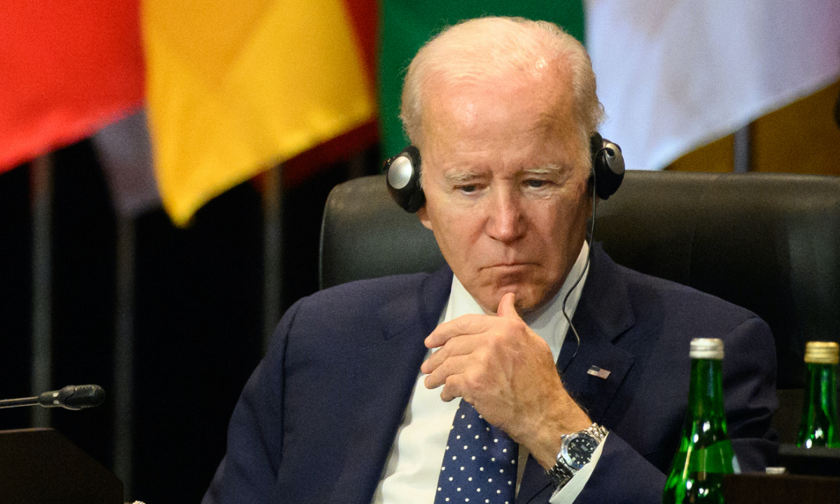 US President Joe Biden attends a working session on food and energy security during the G20 Summit in Bali, Indonesia on November 15, 2022. Photo: VCG