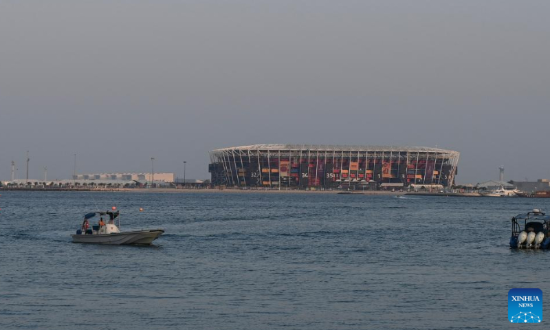 This photo taken on Nov. 13, 2022 shows a view of the 974 stadium, which will host FIFA World Cup Qatar 2022 matches in Doha, Qatar. Photo: Xinhua
