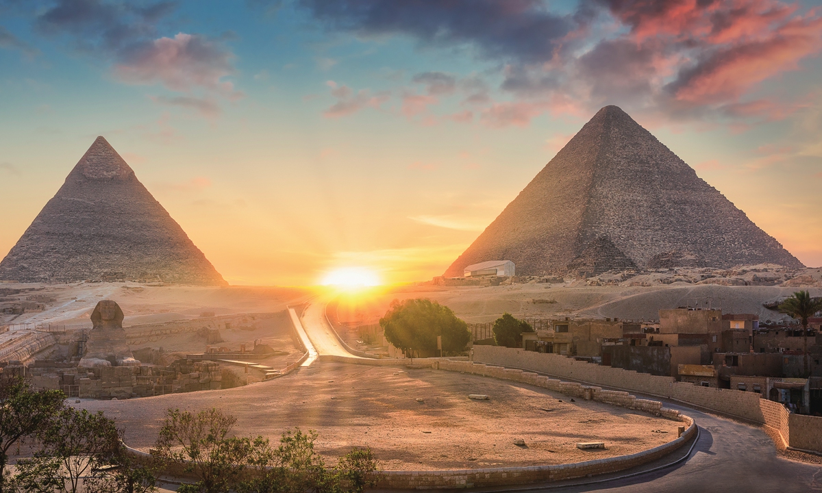 Egyptian pyramids Photo: VCG