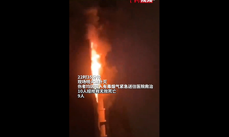 Photo: Screenshot of video on Sina Weibo