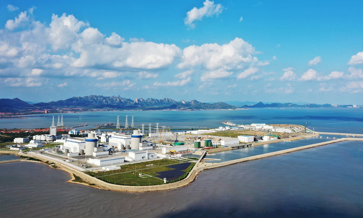 The Haiyang Nuclear Power Plant in East China's Shandong Province. Photo: Courtesy of Shandong Nuclear Power Company
