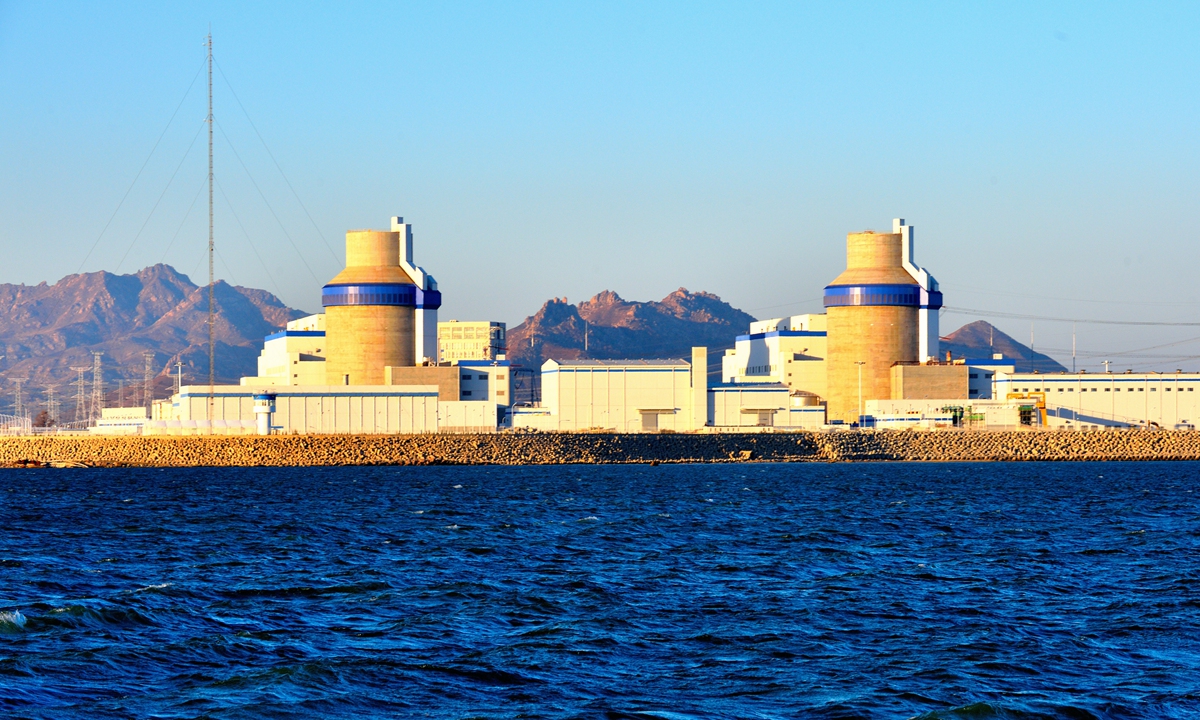 The Haiyang Nuclear Power Plant in East China's Shandong Province. 
Photo: Courtesy of Shandong Nuclear Power Company 
