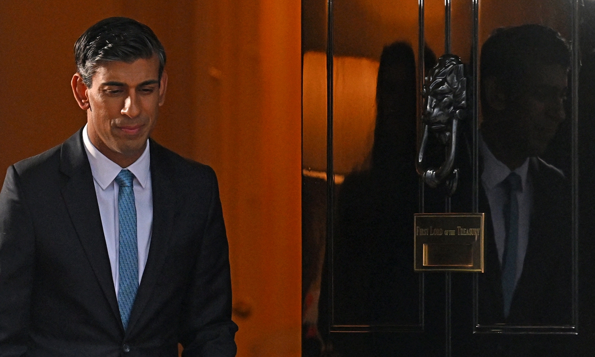 British Prime Minister Rishi Sunak. Photo: AFP