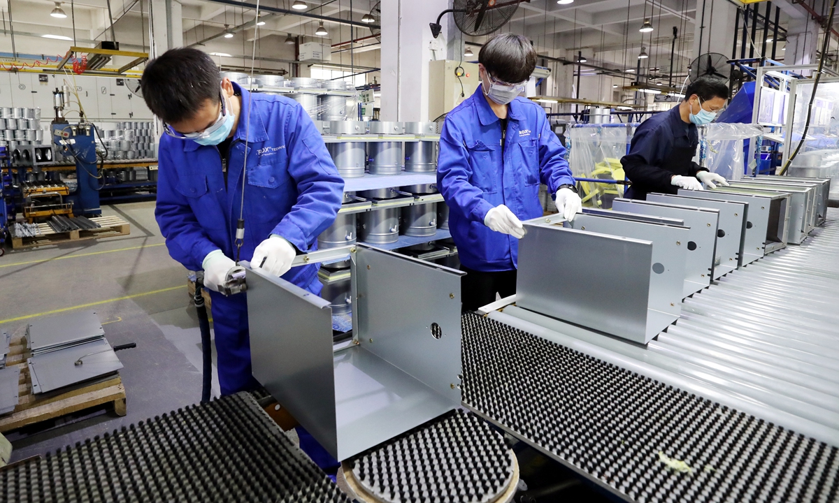 A manufacturing plant belonging to a German firm in Suzhou, East China's Jiangsu Province Photo: VCG