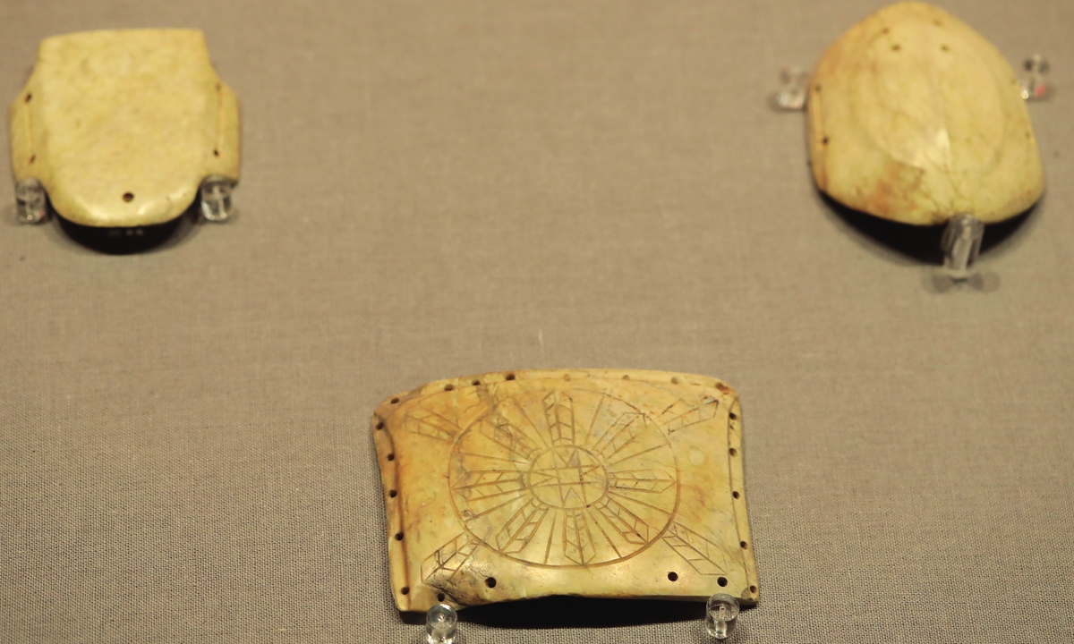 Relics from Lingjiatan Ruins Photo: IC 