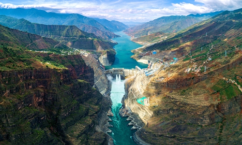 Baihetan hydropower station Photo: Courtesy of China Three Gorges Corp