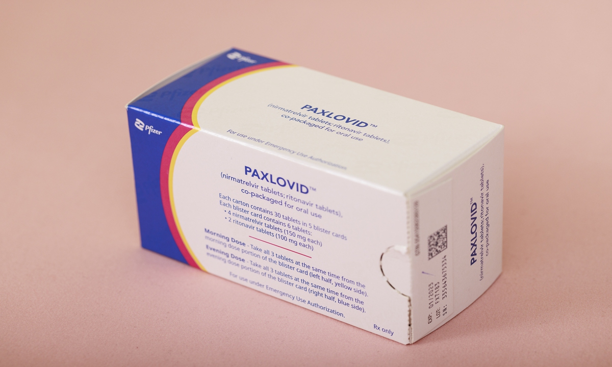 Pfizer's COVID-19 treatment Paxlovid. Photo: VCG