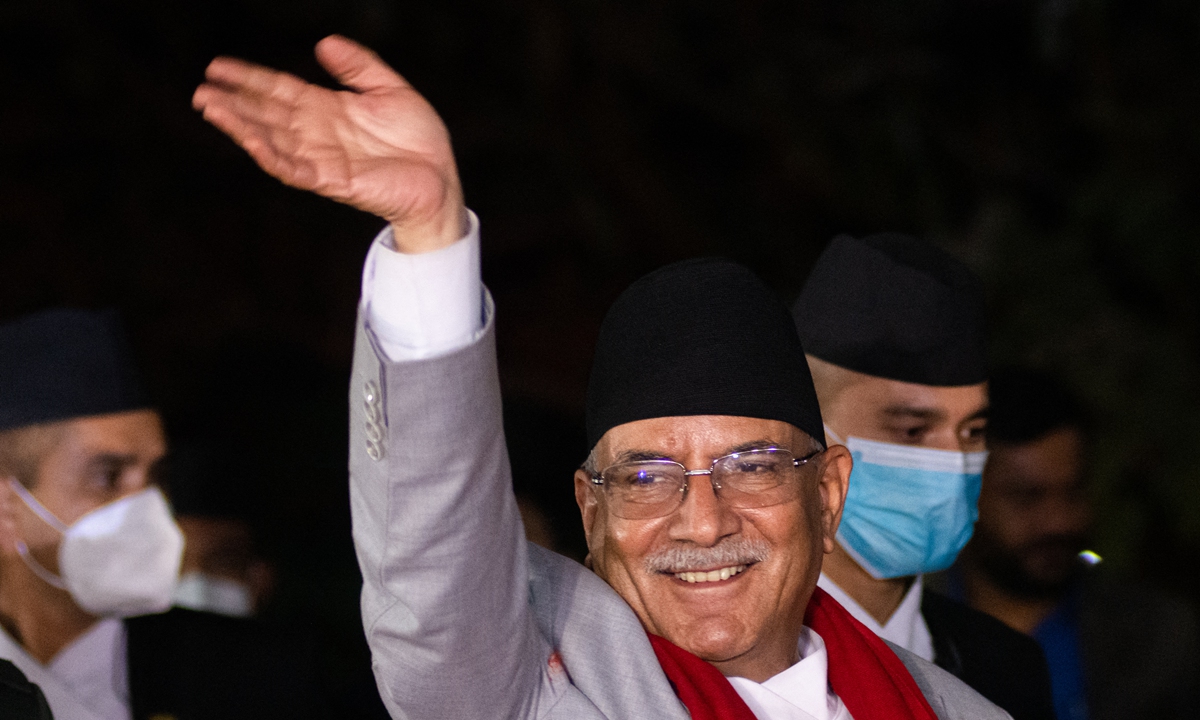 Nepal's Prime Minister Pushpa Kamal Dahal. Photo: AFP