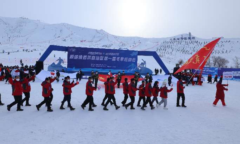 The first regional winter games are being held in Altay Prefecture, Northwest China's Xinjiang region since Friday. Photo: Zhang Zhen/GT