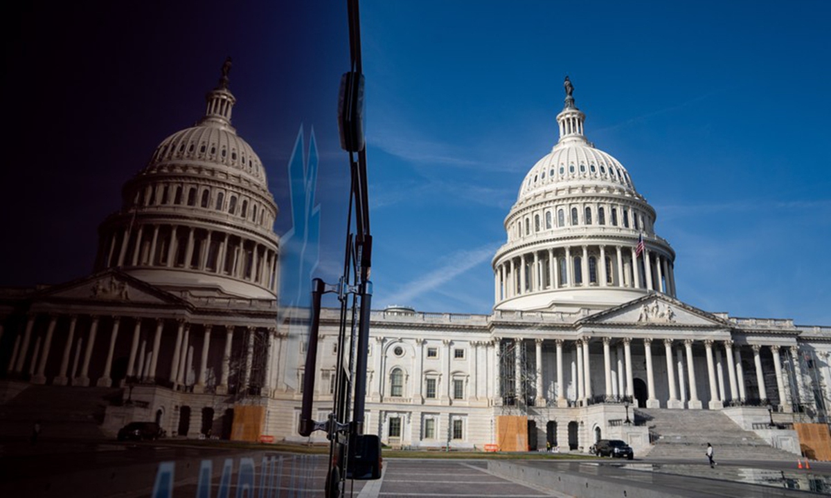 Le bâtiment du Capitole des États-Unis est vu à Washington, DC., le 4 novembre 2022. Photo : Xinhua