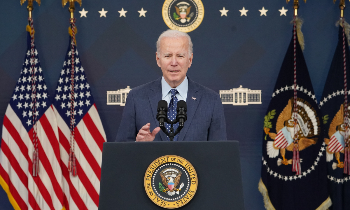 US President Joe Biden Photo:AFP