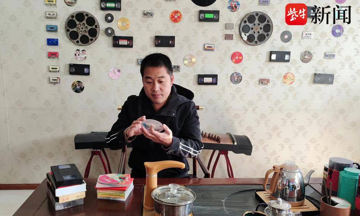 Wu Zheng, a video restoration worker from Suqian, East China's Jiangsu Province. Photo: web