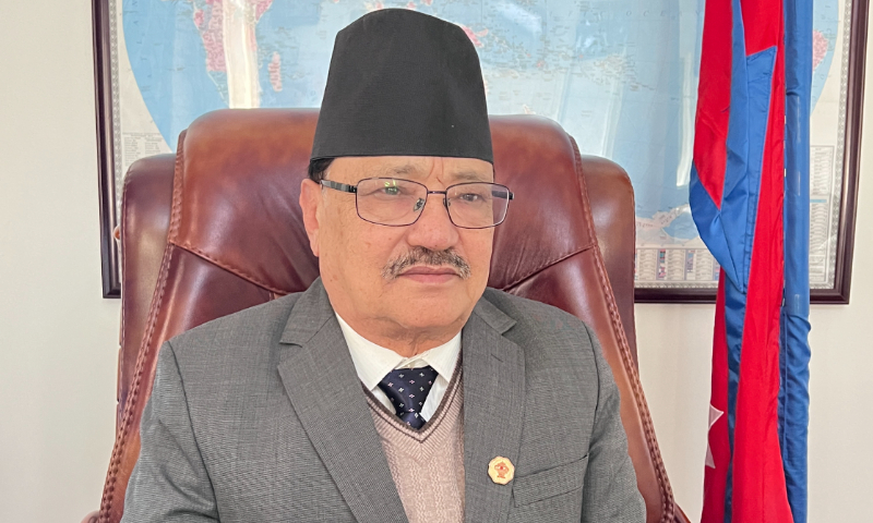 Nepali Ambassador to China Bishnu Pukar Shrestha Photo: Courtesy of Nepali Embassy in China 