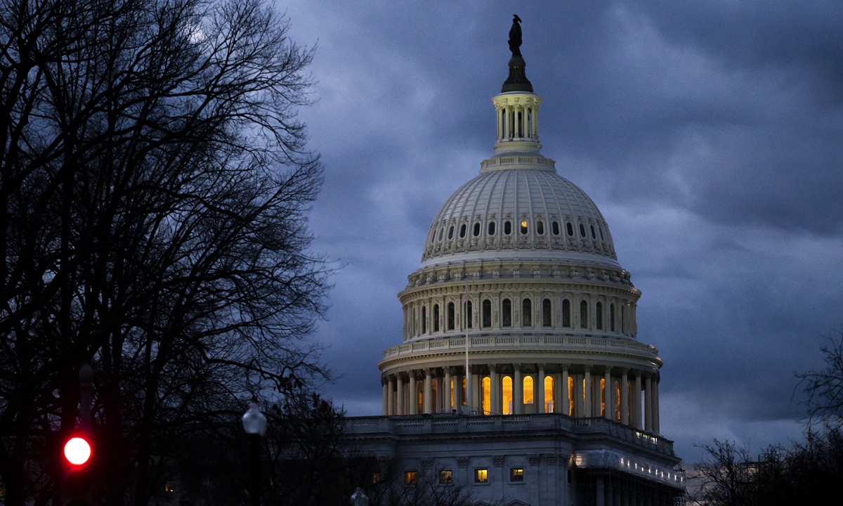 The Capitol is seen on the morning of January 5, 2023, in Washington, DC. Photo: AFP