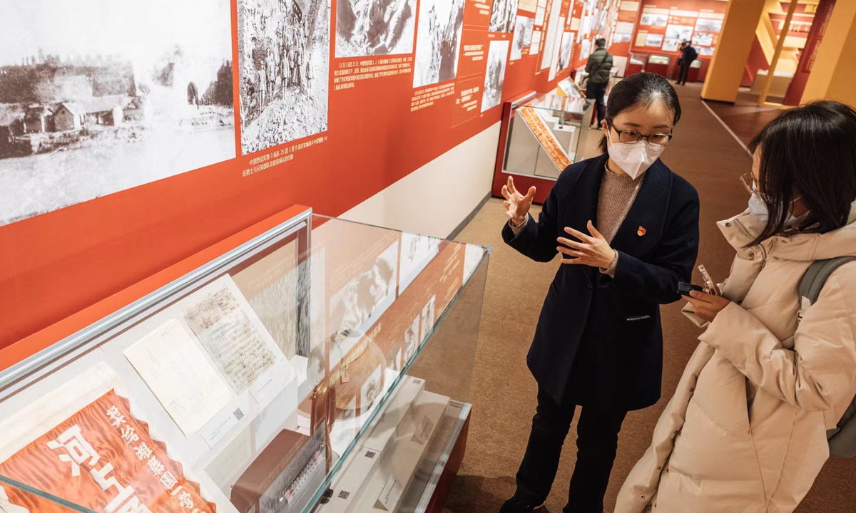 The venue of People's Victory: Exhibition of Cultural Relics in Huaihai Campaign Memorial Hall Photos: Li Hao/GT