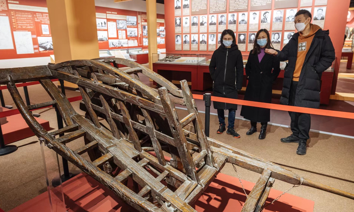 The venue of People's Victory: Exhibition of Cultural Relics in Huaihai Campaign Memorial Hall Photos: Li Hao/GT
