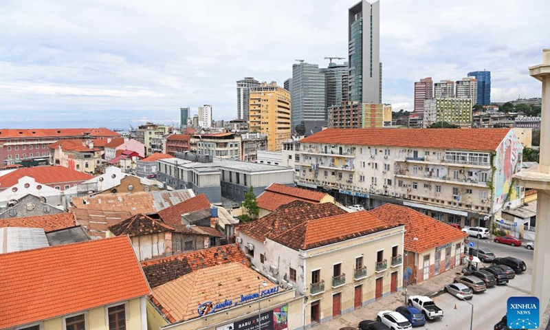This photo taken on Jan. 12, 2023 shows the cityscape of Luanda, capital of Angola.(Photo: Xinhua)